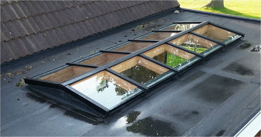 Lichtstraat Zadeldak | 2 uitvoeringen &amp; diverse maten