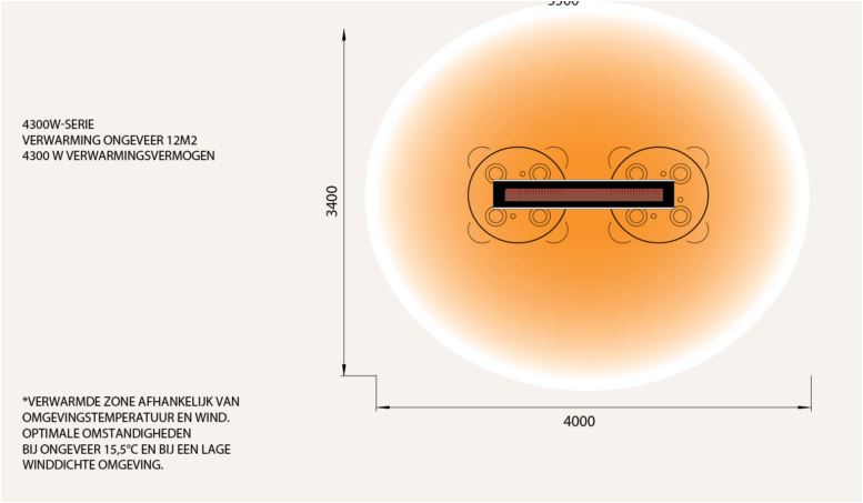 Bromic Platinum Smart-Heat Electric White