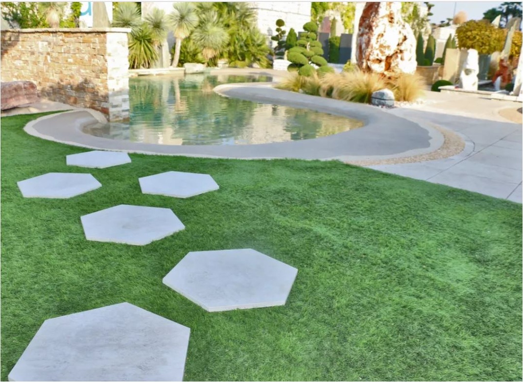 Staptegel Ceramic Hexagon | 60x52x2cm | 2 kleuren