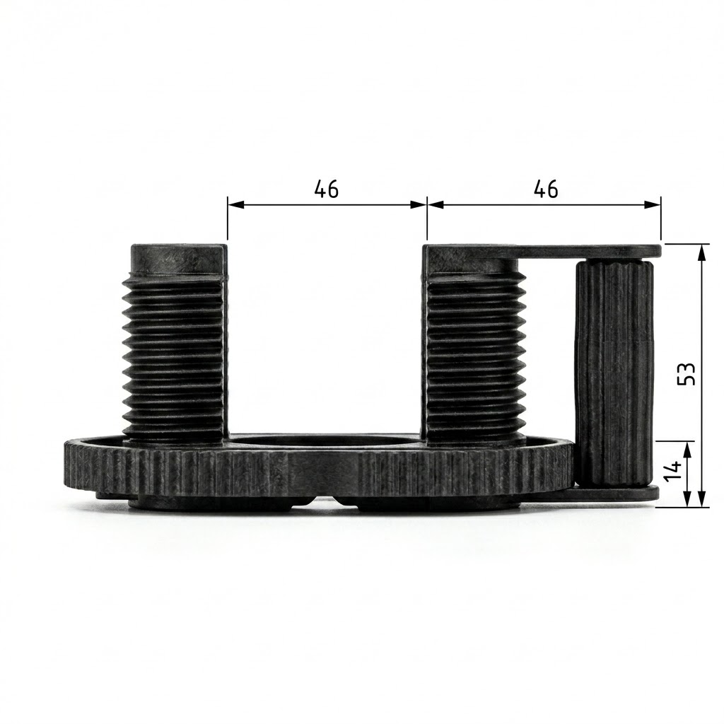 Python Rail verstelbare verhoger | 15 - 35mm