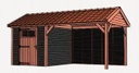 Zadeldak Betula | 630 x 350 cm