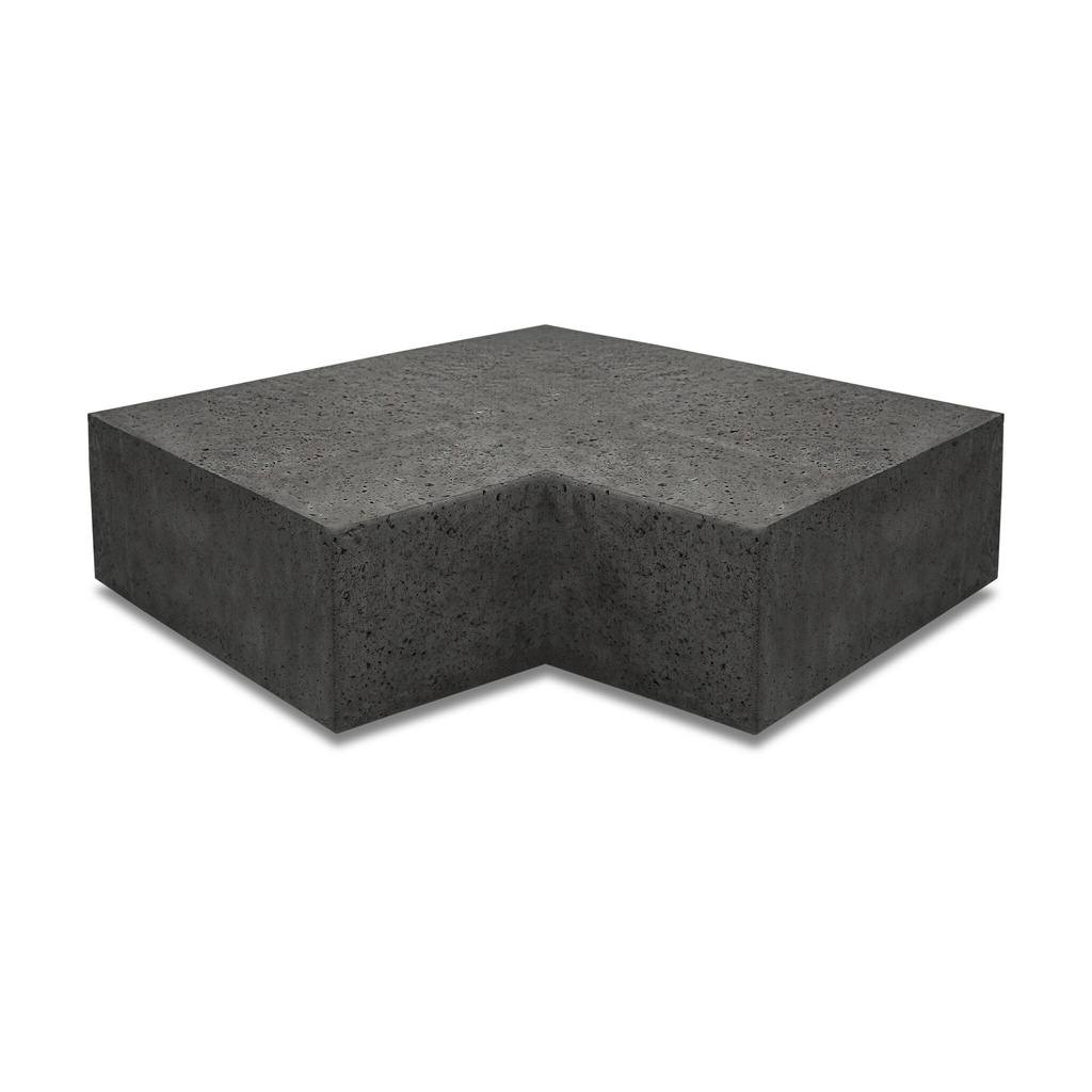 Oudhollandse Arti-Stone Hoekstuk traptreden 90° binnen | 40x20 cm