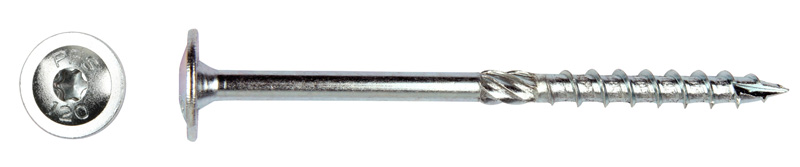 PFS flenskophoutschr.T30 Ø6x140 Zn/10st