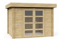 Blokhut 28mm | 280 x 280cm | compleet geleverd