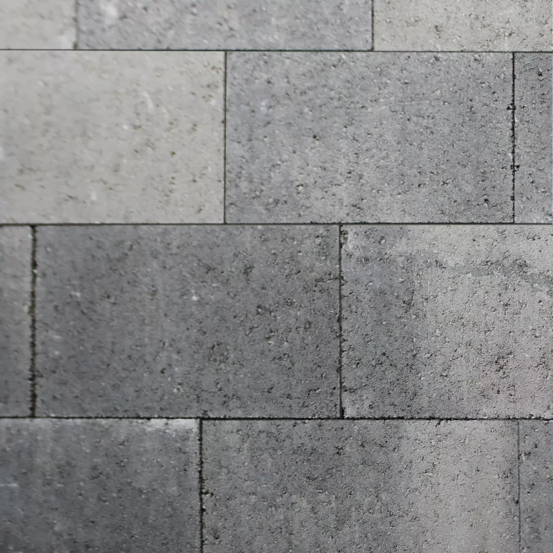 MB Vlakstone 20x30x6 grijs/zwart | restant 8m²