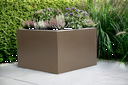 Plantbak Connect Supra Bruin | 3 hoogtes, vierkant en rechthoek in diverse afmetingen