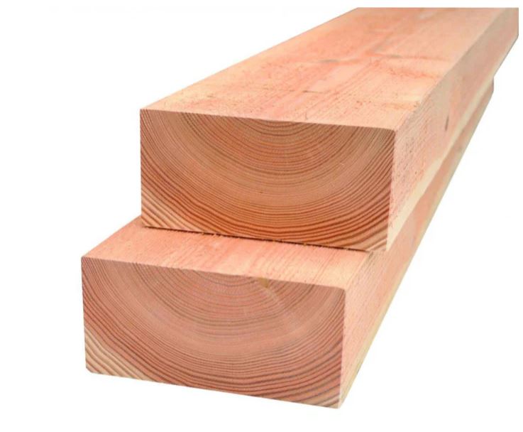 Douglas Balken 15x25 cm (150x250mm) Fijnbezaagd