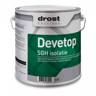 Drost Devetop SGH isolatie Wit | 2,5 Ltr.