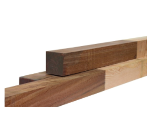 [VS.1002172] Schutting Combi-paal | Douglas hardhout H2H | 9.0x9.0x300cm