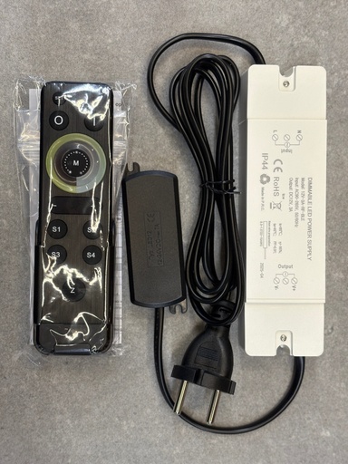 LED Driver | connector 12-gats | afstandsbediening | parallel | 36 watt