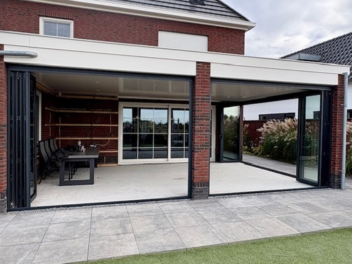 4 delige niet-geïsoleerde vouwwand | 200 t/m 400cm