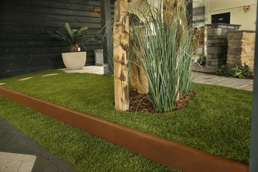 Borderrand U profiel 300cm lang | 2 metaalsoorten