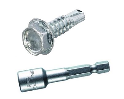 Montage kant- en borderopsluiting | 20 schroeven + 1 bit