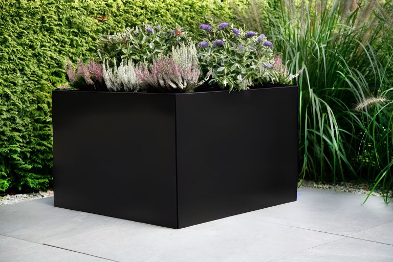 Plantbak Connect Grafiet Zwart | 3 hoogtes, vierkant en rechthoek in diverse afmetingen