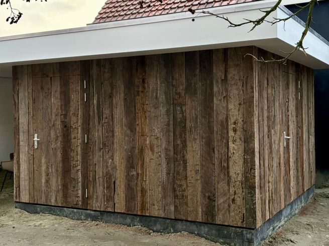 Barnwood wandbekleding | geleverd in diverse breedte maten gemixt &amp; lengtemaat op aanvraag